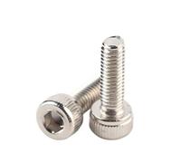 Walfront 100Pcs Set di Viti a Esagono Incassato, Set Viti Brugola Bulloni Viti Brugola in Acciaio Inox M3 x 10mm