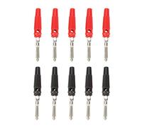 Walfront 10pz P3008 Connettori Altoparlanti 4 mm Connettore Casse Spine a Banana Connettore Test Sonde Binding Post