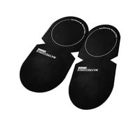 Walfront 2-Pack Disco per Pulizia Vinile, Supporto in Cartone con Velluto | La superficie antistatica previene le impronte digitali, design leggero da 21 g per la cura dei vinili , impugnatura