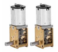 WALFRONT 2 Pezzi Motore DC Mini Motoriduttore Spazzolato Micro Riduttore Epicicloidale a Coppia Elevata con Azionamento Stabile per Serrature Elettroniche Smart Cars Robot Fotocamere