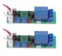 WALFRONT 2 Pezzi Timer relè Ritardo Regolabile Modulo relè Temporizzazione 0-120 Minuti Ritardo on Off Mon e modalità Ciclo per il Controllo Automobilistico