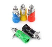 Walfront 20Pz Connettore a Spina Banana a Diametro Zoccolo 4mm, Presa Jack Femmina per Amplificatore Diffusore