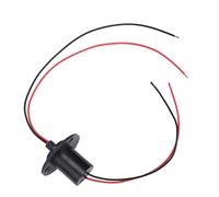 Walfront 22 Mm Slip Conduttivo 2CH 10A, Collettore Elettrico con Tecnologia a Spazzola, Trasferimento di Segnale Stabile per Apparecchiature di Test Elettrica, Telecamere di Sicurezza e