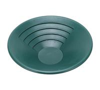 Walfront 260mm di Plastica Verde Oro Padella Manuale Oro Panning Kit Oro Padelle Dorate per L'estrazione Dell'oro