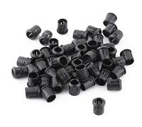 Walfront 50Pcs Supporto a LED in Nylon Nera, Portalampada con Attacco a Diodi, Clip di Fissaggio per Pannello LED 3mm 5mm 8mm 10mm(8mm)