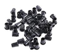 Walfront 50Pz Supporto in Nylon Nera del Diodo Supporto 3mm 5mm 8mm 10mm LED Display a Pannello dei Supporti(5mm)