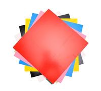 Walfront 8 Pezzi di Compensato di Tiglio Colorato 300x300x3mm Doppia