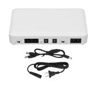 Walfront 8000Mah Mini UPS Batteria Backup Alimentazione Non Interruzione per Moderni Router con 5V 9v 12V 15V 24V 24V Output POE e USB Carica (Spina europea)