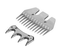 Walfront Accessori per Cesoie per Pecore, 13 Lame di Ricambio per Denti, Pala/ala in Acciaio Ad Alto Tenore di Carbonio per un Taglio Efficiente di Pecore, Alpaca, Lama, Animali a Pelo Spesso