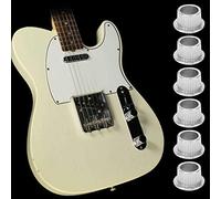 Walfront Adattatore Boccole di Conversione Accordatore per Chitarra in Metallo da 6 Pezzi, Accessori di Riparazione Durevoli per l'installazione di Chiavi di Accordatura Vintage Nella Chitarra