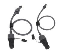 Walfront Adattatore di Cavo Ethernet IP68 Adattatore Ethernet Plug SPX Al Cavo Schermato 1200 Mbps RJ45 Female Accoppiatore per Router Ad Alta Prestazione Piatto 2pcs