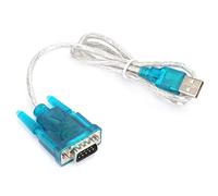 Walfront Adattatore per Porta Seriale da USB a RS232, Convertitore a Chip Singolo HL340 con Cristallo 12M, Compatibile con USB 1.1 2.0, Handshake Automatico, per Apparecchiature Industriali e