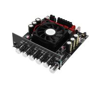 WALFRONT Amplificatore Audio Digitale BT 5.0 a 2.1, Mini Scheda Audio per Home Theater, Uscita Ad Alta Potenza con Controllo dei Bassi e degli Acuti per Altoparlanti da Esterno