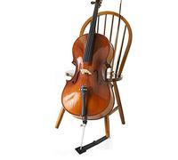 Walfront Ancoraggio per Puntale per Violoncello con O-ring, Supporto con Tappo Antiscivolo Regolabile per Performance di Pratica del Violoncellista, Cinturino in Nylon da 550 Mm-820 Mm con Spugna