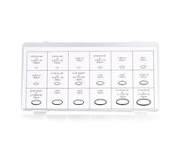 WALFRONT Anelli di Tenuta in Gomma per Auto, Kit O-ring HNBR, Assortimento da 270 Pezzi per Sistemi di Condizionamento dell'aria Automobilistici