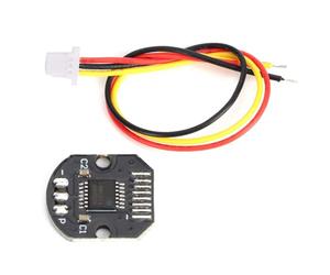 Walfront AS5048A Encoder Magnetico, Sensore Digitale di Angolo 14 Bit 5 V | Sensore di Posizione Rotativo, Senza Contatto, Uscita PWM, Interfaccia SPI, Uso con Albero, 5 V DC, Modulo in Cartone di