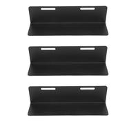 Walfront Blocchi per Bagagliaio per Auto da 3 Pezzi, Acciaio al Carbonio, Divisori Multiuso con Ganci Che Misurano 19x5 Cm per SUV e Berline