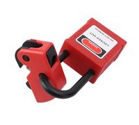 WALFRONT Blocco Interruttore Automatico, Dispositivo di Blocco Sicuro in Nylon con Ritenzione della Chiave, Design Isolato per di Sicurezza Industriale con Manopola del Rubinetto Esterno