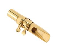 WALFRONT Bocchino per Sassofono in Ottone Componenti per Bocchino per Sassofono Tenore in Metallo con Cappuccio per Esercitazione da Chiave B Piatta Tipo 5