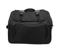 Walfront Borsa di Stoccaggio dello Strumento Fisarmonica 120 Zaino per Strumenti Musicali Imbottiti di Basso con Cinturini Regolabili e Tasche Extra con Cerniera