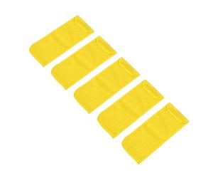 Walfront Borsa Organizer per Picchetti per Tende, 35x14,5 Cm, in Tessuto Oxford, Impermeabile, Leggera, con Spazio Extra per Picchetti per Tende, Chiodi, Custodia per Attrezzatura da (YELLOW)