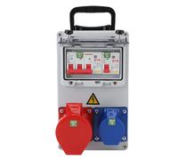 Walfront Cassetta Industriale Impatto Impatto ABS Portablet Portablet Outlet Box IP44-67 Valutazione Adatta per i Cantieri di Fabbriche Workshops