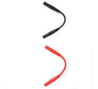 Walfront Cavo a Spina Banana, Filo di Rame 18awg, Doppia Prova del Multimetro della Sonda Multimetro 10 Cm per Elettronica Fai - -te e Misurazioni (#1)