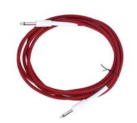 Walfront Cavo dello Strumento da 10 Piedi da 6,35 Mm a 6,35 Mm per Bassi di Chitarra Elettrica con Guaina in PVC Rumore Ridotto EMI per L'equalizzatore Dell'amplificatore del Mixer per