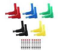 Walfront Cavo di ricarica cavo di ricarica cavo di ricarica cavo multi-purpose 4mm banana plug spina di protezione multiuso