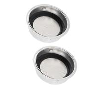 WALFRONT Cesto Filtro Riutilizzabile in Acciaio Inossidabile da 51 Mm per Macchina da caffè, Estrazione Efficiente per Amanti del caffè, 2 Pacchetti di Cestino da Filtro a Porta