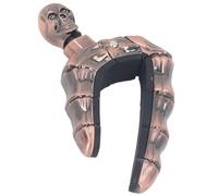 WALFRONT Chitarra con Chiusura a Manopola con Teschio per Chitarra, Design in Lega di Zinco, Accessorio per Elettrica per Musicisti e Suonatori di Ukulele (Bronzo)