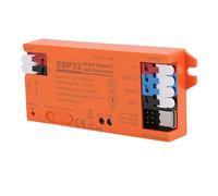 Walfront Controller per Strisce LED, Supporto WLED Firmware APP Controllo Illuminazione Dinamica con Microfono Integrato Fusibile 15A, per Strisce LED RGB RGBW WS2811 WS2812 SK6812