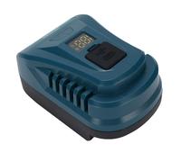 WALFRONT Convertitore A Ricarica Rapida da 100 W, Caricabatteria ABS con Uscita USB Bidirezionale Tipo A Tipo C per Dispositivi Mobili e Batteria Al Litio BAT609 BAT611 18 V