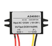 Walfront Convertitore CA A CC 5 V Modulo di Alimentazione SMD 12 V 24 A 5 1 A 2 A 3 A A IP67 Efficienza del 96% con Protezione per Router Telecamera Monitor per Auto Uso Esterno (1A)