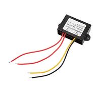 Walfront Convertitore di Alimentazione di Tensione Modulo Regolatore CC Custodia in Plastica Ingresso da 14 V a 36 V Uscita 12 Efficienza del 96% IP67 per Audio per Auto Display LED Ventola Solare