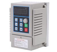 Walfront Convertitore di Frequenza VFD, Regolatore di velocità VFD 0,45 Kw 220 V AC per Motore Monofase