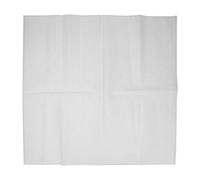 Walfront Copertura antipolvere per microscopio, 480x490mm, Plastica Bianca, Microscopio Accessori
