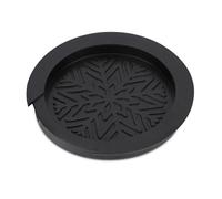 Walfront Copertura della Buca per Chitarra in Gomma Nera, Materiale Morbido Ed Elastico, Riduce l'eco, Adatta per Chitarra da 41 Pollici