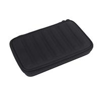 Walfront Custodia per Armonica in Pelle Nera con 7 Slot per Armoniche e Cerniera in PU
