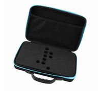 Walfront Custodia per Olio Essenziale, Scatola Rigida in EVA per 60 Bottiglie da 5 Ml 10 Ml 15, Organizer Antiusura con Inserto in Schiuma per Viaggi, Uso Domestico, Terapisti e Collezionisti (BLUE)