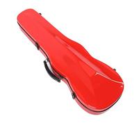 Walfront Custodia per Violino 4/4 Custodia Rigida Portatile Super Leggera, Robusta Rigida Oblunga per Violino con Cinghie per Zaino con Igrometro Incorporato