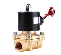 Walfront DC 12V 1/2" BSPP NC Valvola Elettromagnetica Elettrovalvola Valvola Elettrica in Lega di Zinco per Olio Acqua Gas Aria