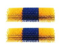 WALFRONT Dispositivo per la Cura del Bestiame -Resistenza Al Massaggio Completo per le Pecore a Cavallo, 2 -pack di 2, per L'allevamento (YELLOW)