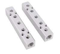 Walfront Distributore Pneumatico 5 Vie 7 Porte, Uscita 1/4 Pollice NPT