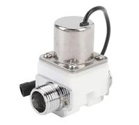 Walfront Elettrovalvola a Impulsi G1/2in, Plastica Acciaio Inossidabile | Controllo impulsi DC 12V, impulso positivo negativo apertura chiusura, risparmio idrico rubinetto a induzione, irrigazione