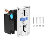 Walfront Gettoniere CPU Moneta Elettronica Selettore Accettatore CPU, Plastica Moneta Elettronica Parte Selettore Accettatore Distributore Gioco