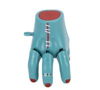 Walfront Giocattolo Finto Che Striscia a Mano, Oggetto di Plastica Spaventoso con Giunto Mobile per Cosplay di Halloween e Decorazioni per Feste (Green)