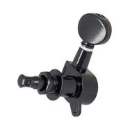 WALFRONT Grover Meccaniche Meccaniche, Lega di Zinco Cromato, Set di 6 Accordatori per Chitarra per Destrimani con Rapporto di Trasmissione 1:15 per Chitarra Elettrica e (6 Giusto)