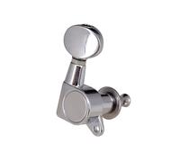 WALFRONT Grover Meccaniche Meccaniche, Lega di Zinco Cromato, Set di 6 Accordatori per Chitarra per Destrimani con Rapporto di Trasmissione 1:15 per Chitarra Elettrica e (3 destra e 3 sinistra)