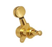 WALFRONT Grover Meccaniche Meccaniche, Lega di Zinco Cromato, Set di 6 Accordatori per Chitarra per Destrimani con Rapporto di Trasmissione 1:15 per Chitarra Elettrica e (3 destra e 3 sinistra)